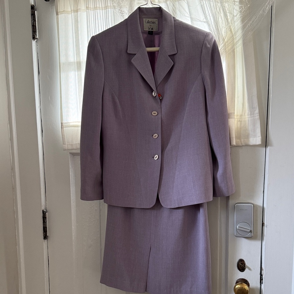 Le Suit Dusty Lilac Women's Blazer